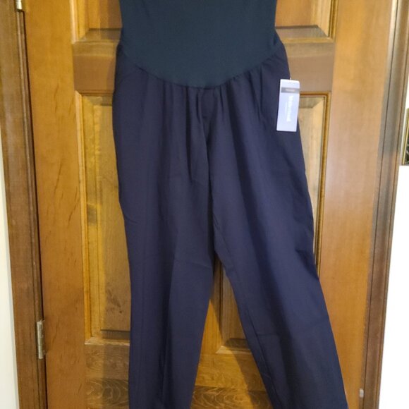 Motherhood Maternity Pants - MOTHERHOOD MATERNITY STYLE MAIA SECRET FIT BELLY SKINNY LEG ANKLE PANT BLUE 2XL